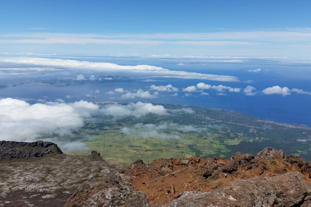 Blick vom Pico, Azoren Blick vom Pico, Azoren